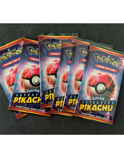 detetive pimkachu metal box|Detective Pikachu booster pack.